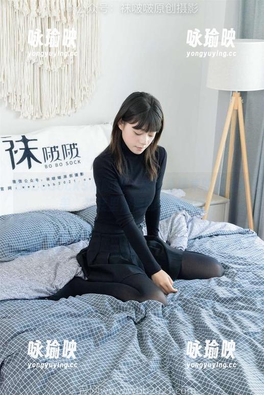 BoBoSocks袜啵啵 - 来看看糯米的黑丝审美，花絮里满满的免费原图