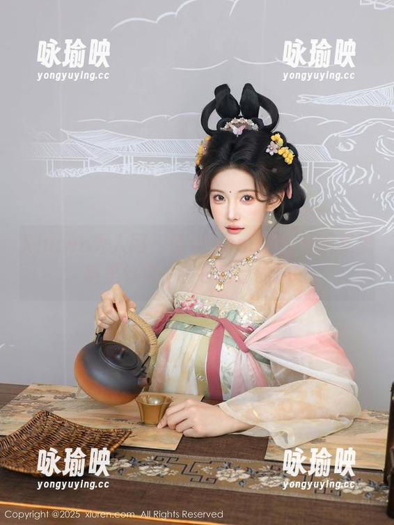 Xiuren秀人网 - 诺诺Nono的在线图集里，裤里丝似乎有它自己的脾气。