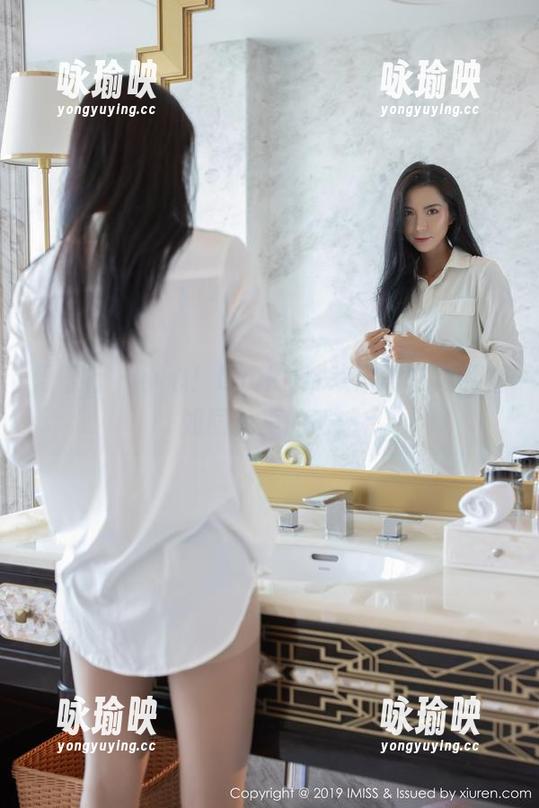 爱蜜社 - 小心！Lucky沈欢欣的白裙私拍如同无声的诱惑
