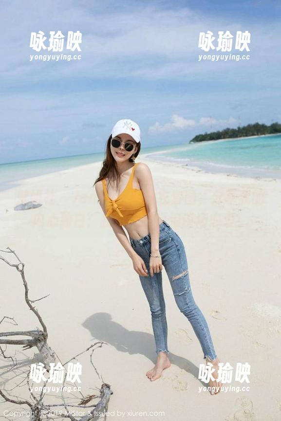 魅妍社-Jenny佳妮 魅妍社 - Jenny佳妮泳衣套图,分享我的内心独白:我也想跟海浪谈场恋爱!
